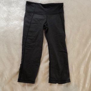 Lululemon gray copped split calf pants